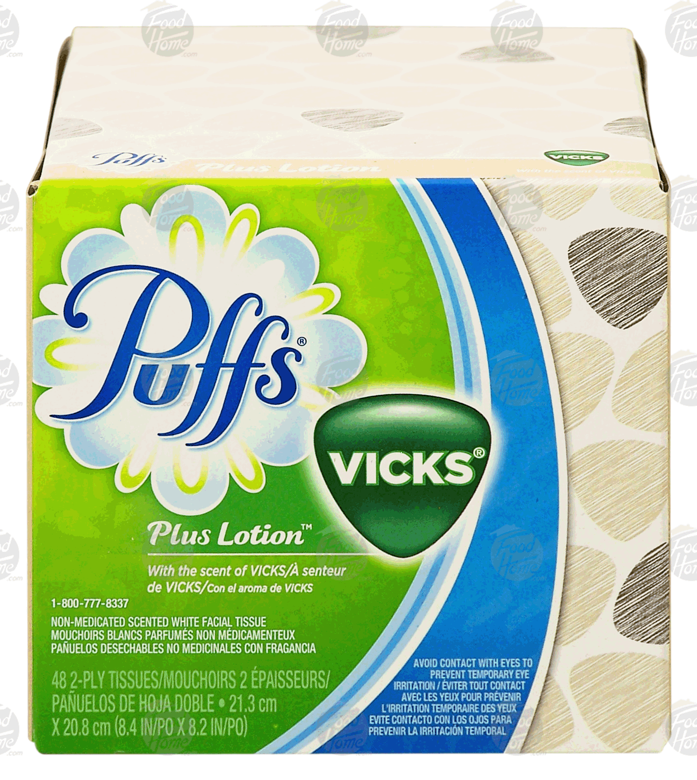 Puffs Plus Lotion non medicated white 2-ply tissues with the scent of vicks Full-Size Picture